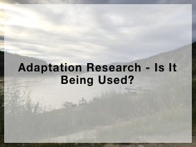 Adaptation Research - Is It Being Used?